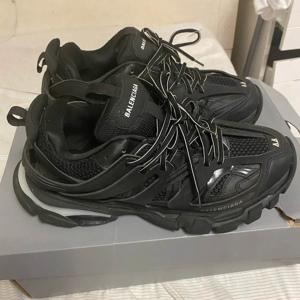 Balenciaga Track LED Sneaker ‘Black' Size 10 1/2 *USED* - Picture 7 of 7